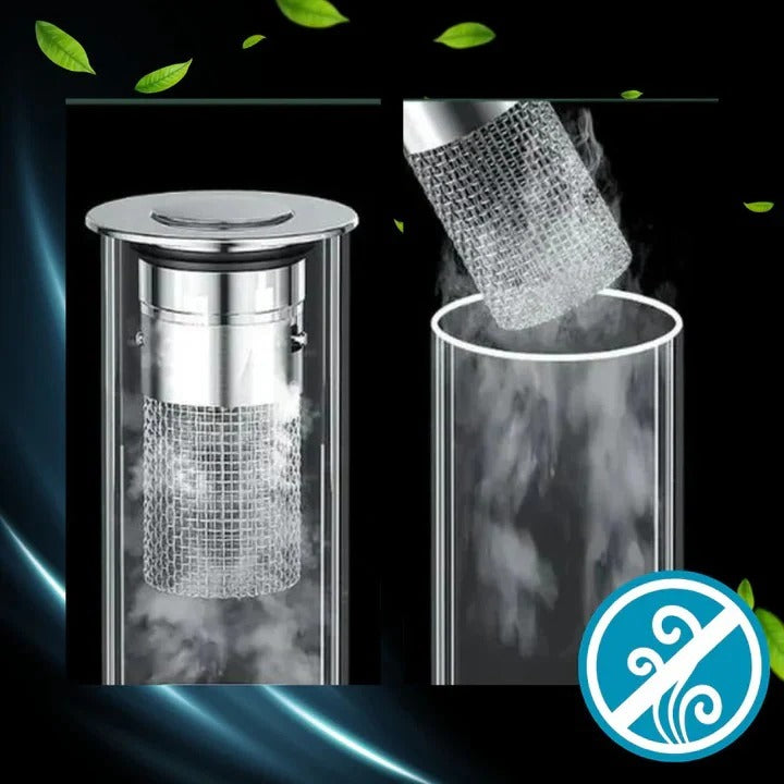 Pop Up Sink Stopper with Dual Layer Silicone Seal and Built-in Filter Basket