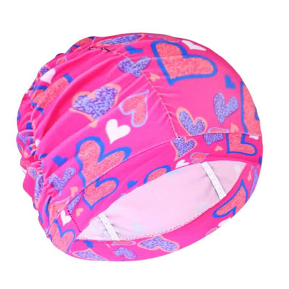 Turban Swimming Cap with Twist Front and Stretch Fit for All Hair Types All Vera Mart