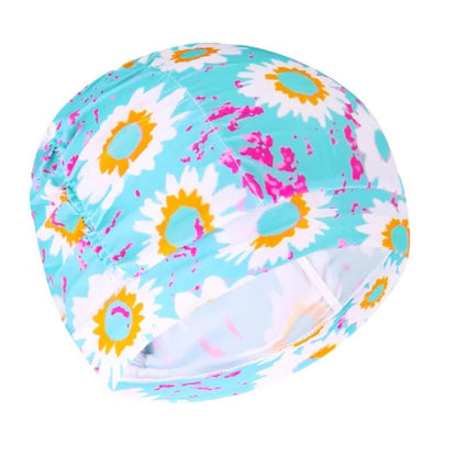 Turban Swimming Cap with Twist Front and Stretch Fit for All Hair Types All Vera Mart