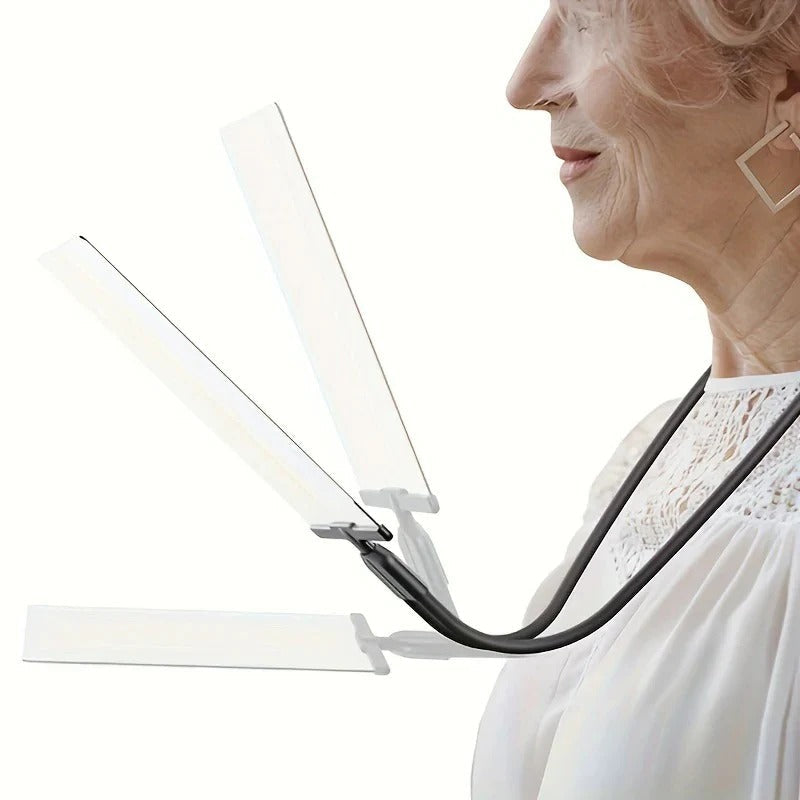 Clamp Mount Magnifier with Flexible Gooseneck and 3.93in Lens, 2-3x Magnification