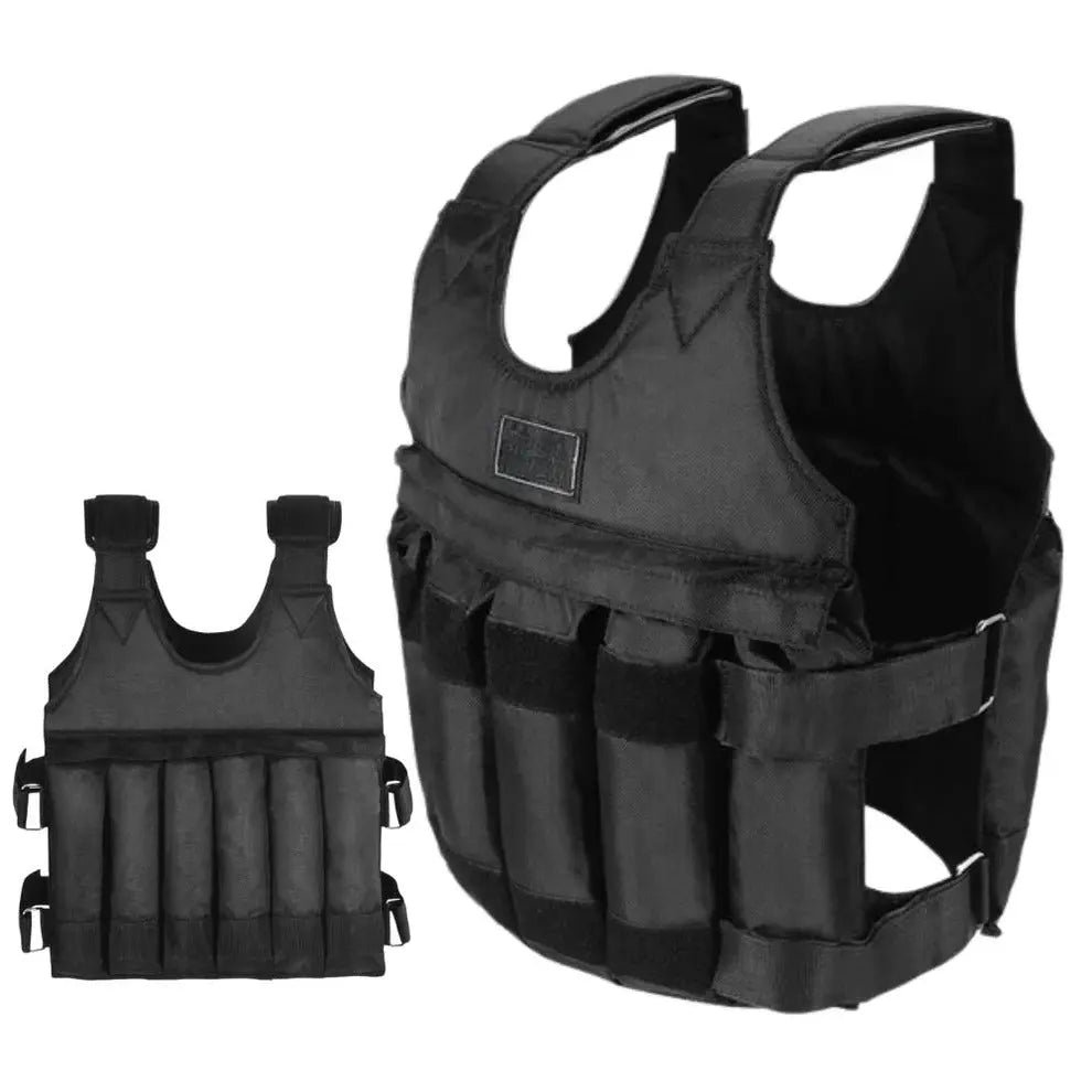 Weighted Vest with Removable Weight Pouches and Adjustable Straps, Up to 110 lb Capacity All Vera Mart