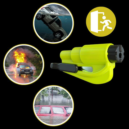 Window Breaker and Seatbelt Cutter for Emergency Vehicle Escape