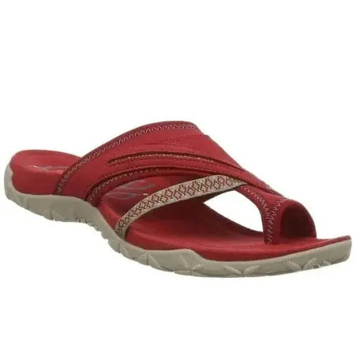 Women's Arch Support Sandals with Memory Foam and Lightweight Wedge, Rubber Outsole All Vera Mart