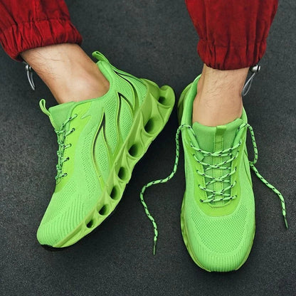 Men's Walking Shoes with Arch Support and Shock Absorbing Midsole, Wide Round Toe Box
