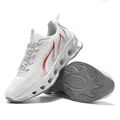 Men's Walking Shoes with Arch Support and Shock Absorbing Midsole, Wide Round Toe Box