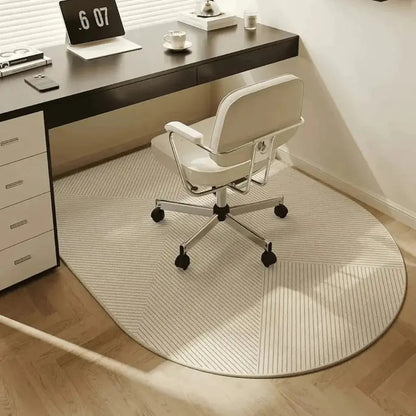 Chair Mat for Hard Floors with Short-Pile Velour and Non-Slip Backing, 35 x 24 in All Vera Mart