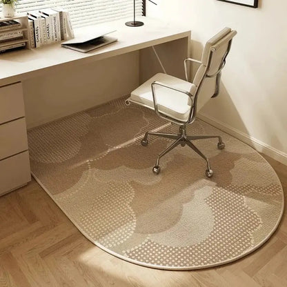 Chair Mat for Hard Floors with Short-Pile Velour and Non-Slip Backing, 35 x 24 in All Vera Mart
