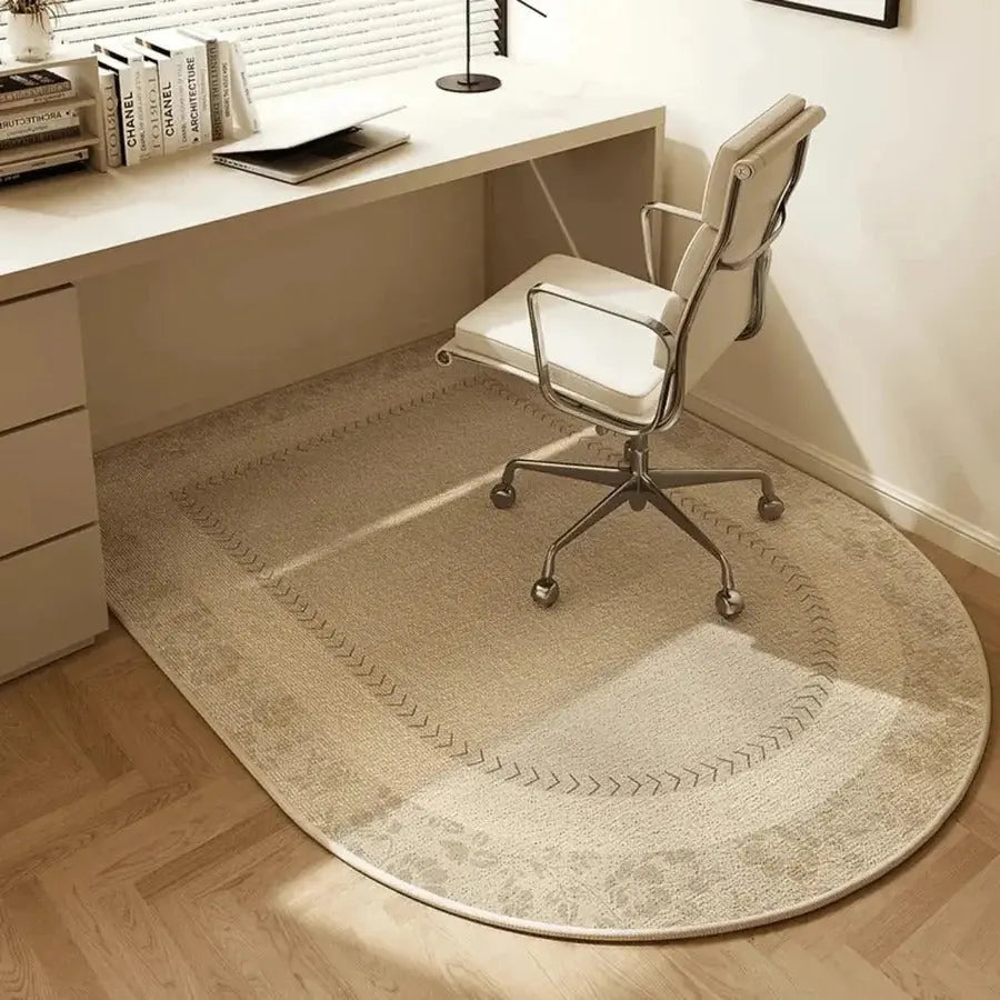 Chair Mat for Hard Floors with Short-Pile Velour and Non-Slip Backing, 35 x 24 in All Vera Mart
