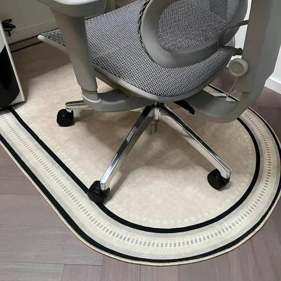 Chair Mat for Hard Floors with Short-Pile Velour and Non-Slip Backing, 35 x 24 in All Vera Mart
