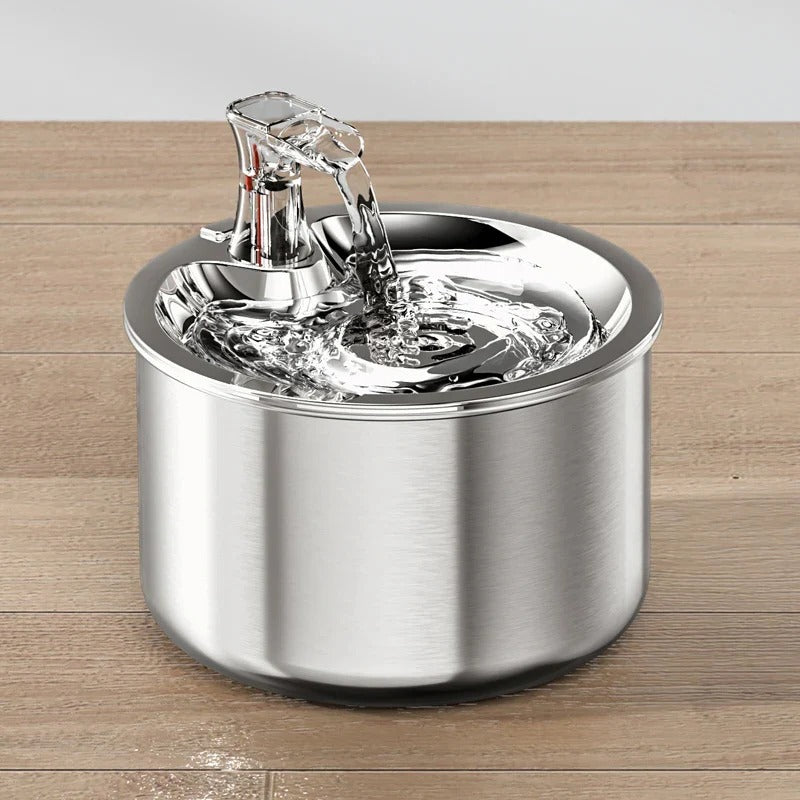 Cat Water Fountain with Motion Sensor and Four Layer Filtration System