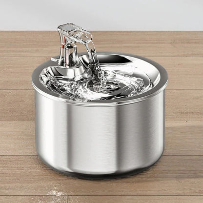 Cat Water Fountain with Motion Sensor and Four Layer Filtration System