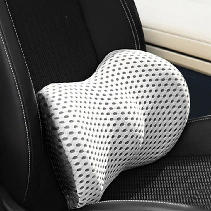 Memory Foam Lumbar Support Cushion with Breathable Washable Cover for Office Chair and Car