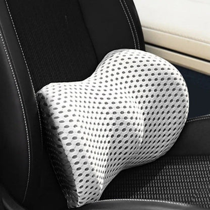 Memory Foam Lumbar Support Cushion with Breathable Washable Cover for Office Chair and Car