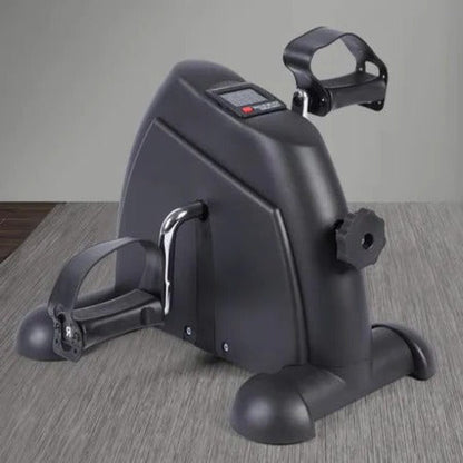 Mini Under Desk Pedal Exerciser with Adjustable Resistance and LCD Monitor for Home and Office