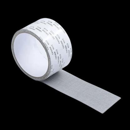 Fiberglass Screen Repair Tape with Waterproof Adhesive and Scissor-Cuttable Design All Vera Mart
