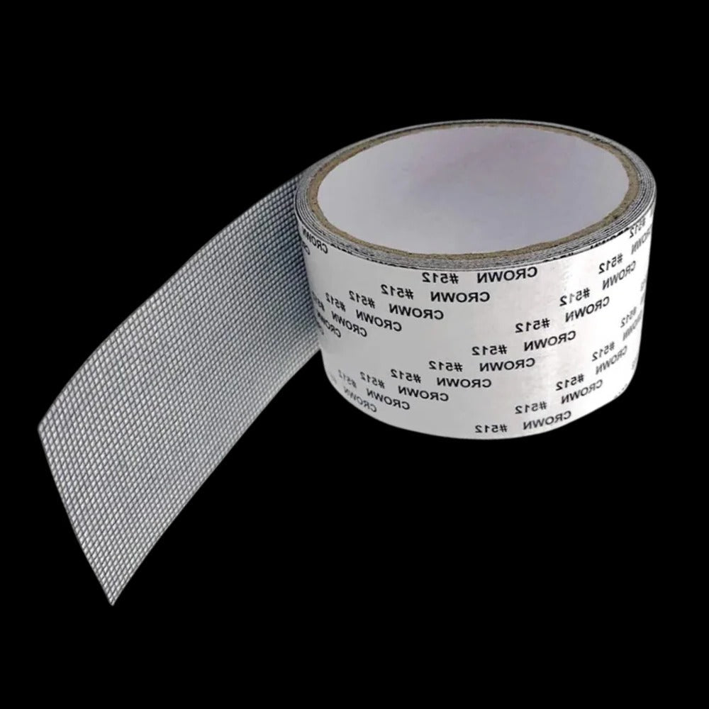 Fiberglass Screen Repair Tape with Waterproof Adhesive and Scissor-Cuttable Design All Vera Mart