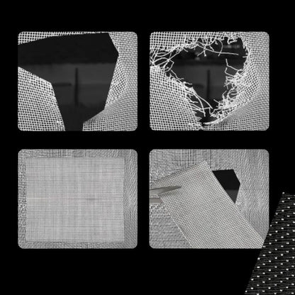 Fiberglass Screen Repair Tape with Waterproof Adhesive and Scissor-Cuttable Design All Vera Mart