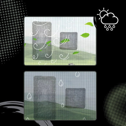 Fiberglass Screen Repair Tape with Waterproof Adhesive and Scissor-Cuttable Design All Vera Mart