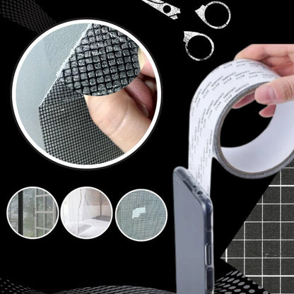 Fiberglass Screen Repair Tape with Waterproof Adhesive and Scissor-Cuttable Design All Vera Mart