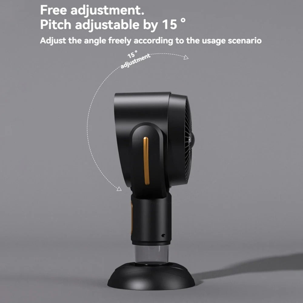 Rechargeable Desktop Air Purifier with Dual Filters and Negative Ion Technology