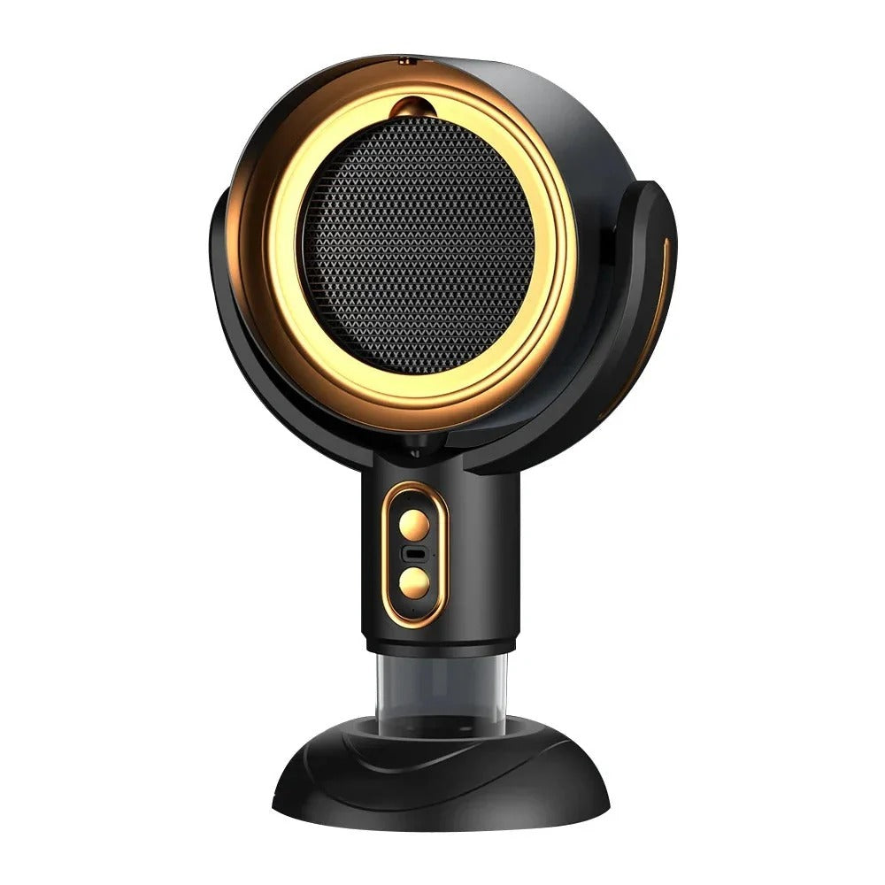 Rechargeable Desktop Air Purifier with Dual Filters and Negative Ion Technology