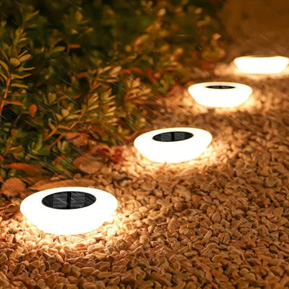 Solar Pathway Lights with Automatic Dusk-to-Dawn Operation and IP65 Weather Protection, 4-Pack