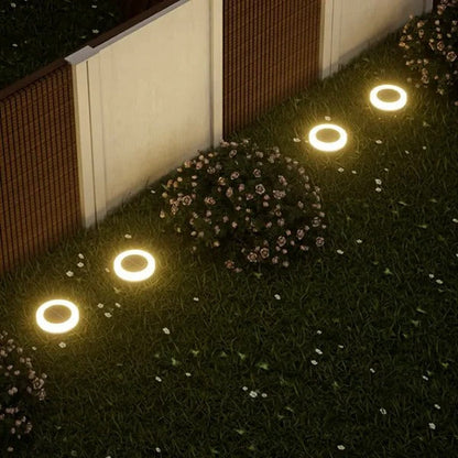 Solar Pathway Lights with Automatic Dusk-to-Dawn Operation and IP65 Weather Protection, 4-Pack