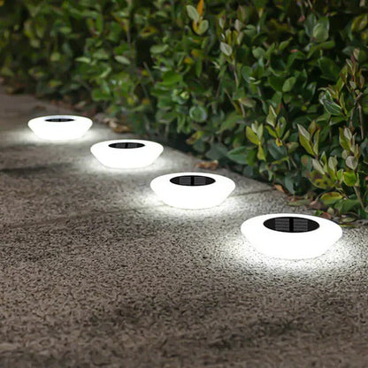 Solar Pathway Lights with Automatic Dusk-to-Dawn Operation and IP65 Weather Protection, 4-Pack