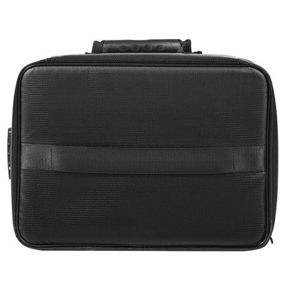 Fire and Water Resistant Document Storage Bag with Built-In Lock and Three Compartments