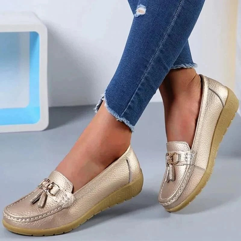 Closed Toe Dress Pumps with Arch Support and Low-Cut Ankle Opening