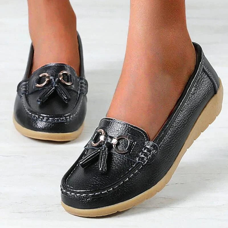 Closed Toe Dress Pumps with Arch Support and Low-Cut Ankle Opening