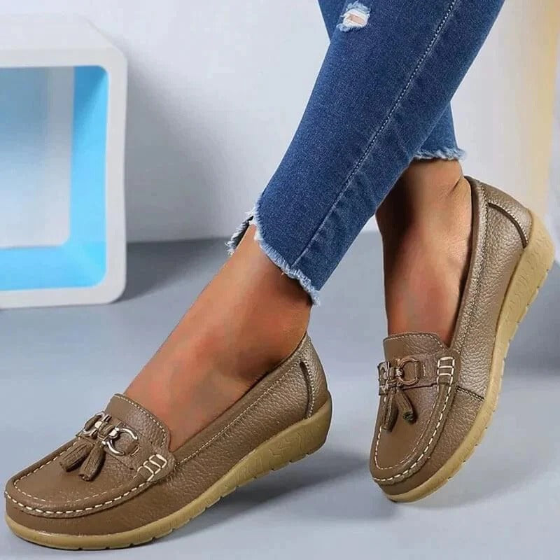 Closed Toe Dress Pumps with Arch Support and Low-Cut Ankle Opening
