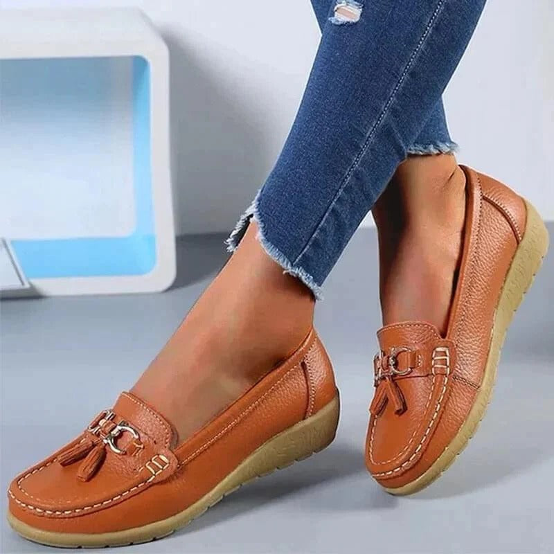 Closed Toe Dress Pumps with Arch Support and Low-Cut Ankle Opening