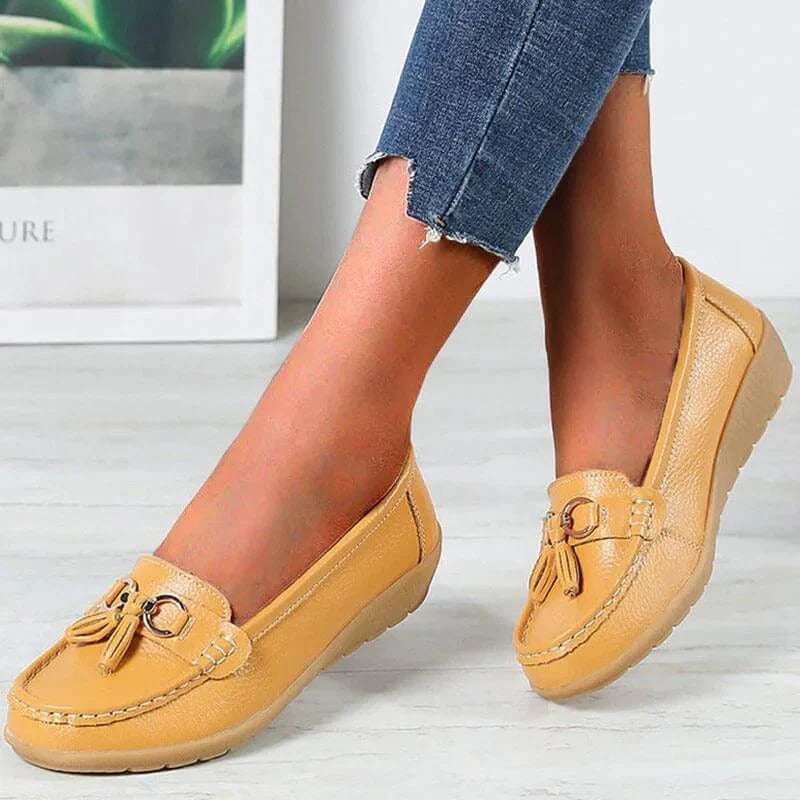 Closed Toe Dress Pumps with Arch Support and Low-Cut Ankle Opening