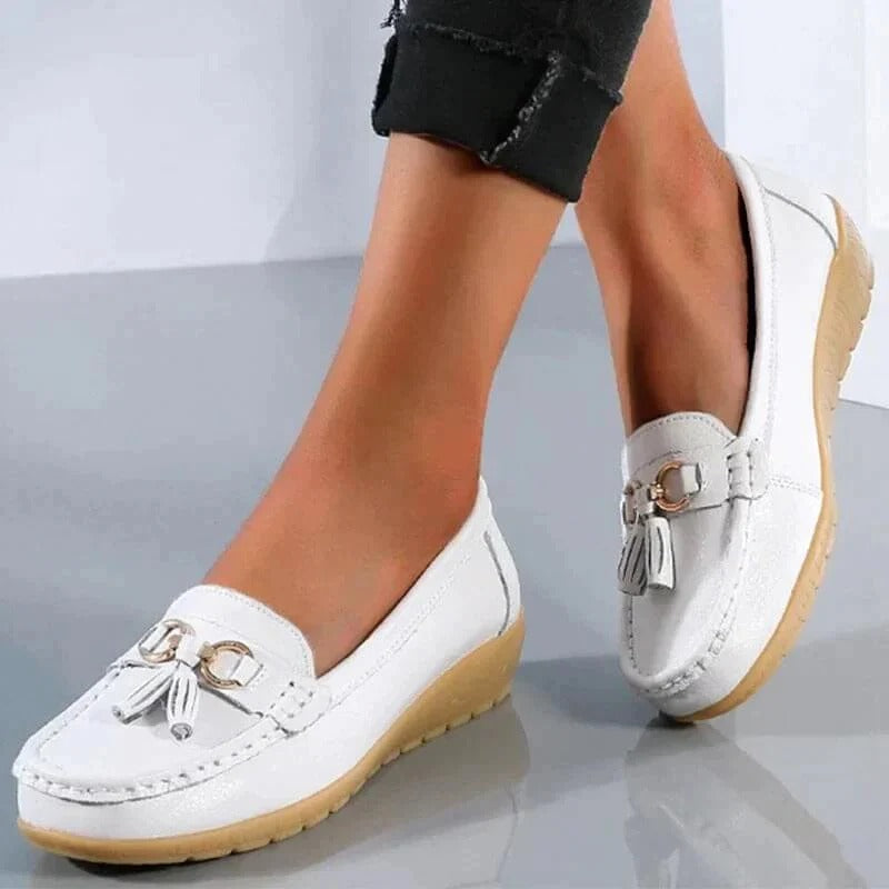 Closed Toe Dress Pumps with Arch Support and Low-Cut Ankle Opening