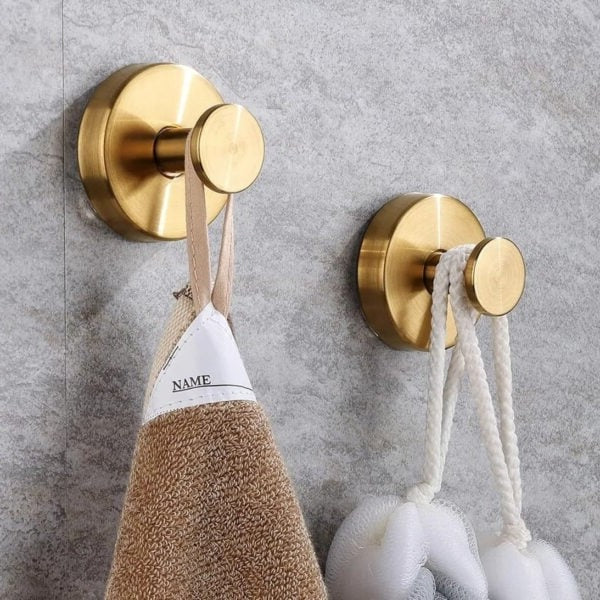 Suction Cup Hooks with Twist Lock and 10 Pound Capacity for Glass and Tile