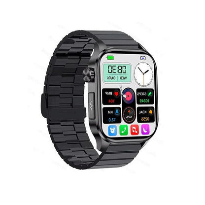 Smartwatch with 2.04 Inch Display and Voice Commands for Activity Tracking