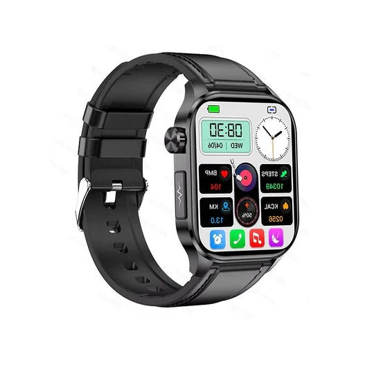 Smartwatch with 2.04 Inch Display and Voice Commands for Activity Tracking