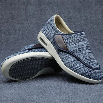 Women's Slip-On Shoes with Adjustable Strap and Extra Wide Toe Box