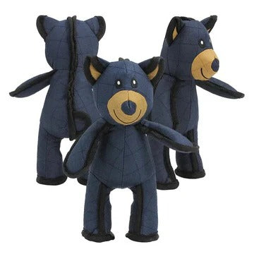 Reinforced Dog Chew Toy Bear with Built-In Squeaker and Machine Washable Fabric All Vera Mart