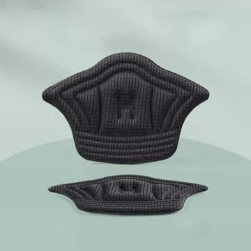 Heel Support Inserts with Peel and Stick Adhesive and Textured Grip Surface