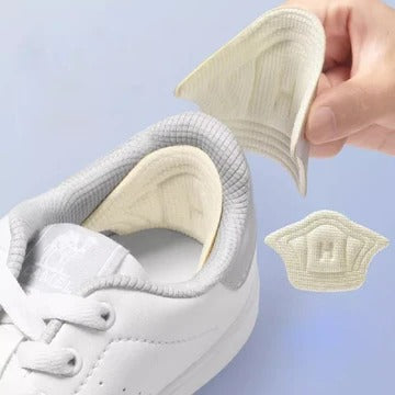 Heel Support Inserts with Peel and Stick Adhesive and Textured Grip Surface