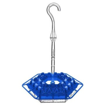 Hanging Hummingbird Feeder with 30 Flower Ports and Ant Barriers