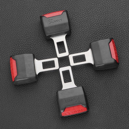 Seat Belt Buckle Extender with Extended Reach, Black, 2-Pack