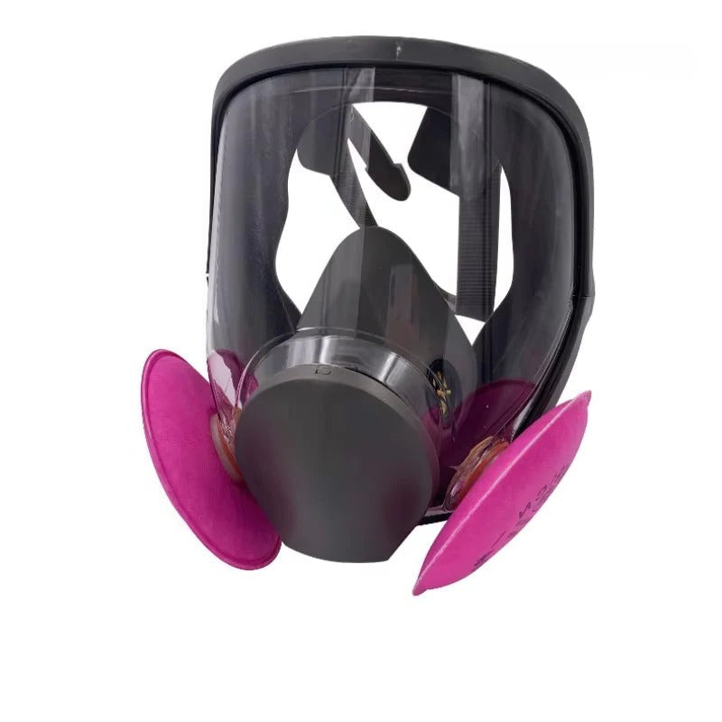 Full Face Respirator with Anti Fog Visor and Replaceable Filter Cartridge