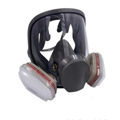 Full Face Respirator with Anti Fog Visor and Replaceable Filter Cartridge