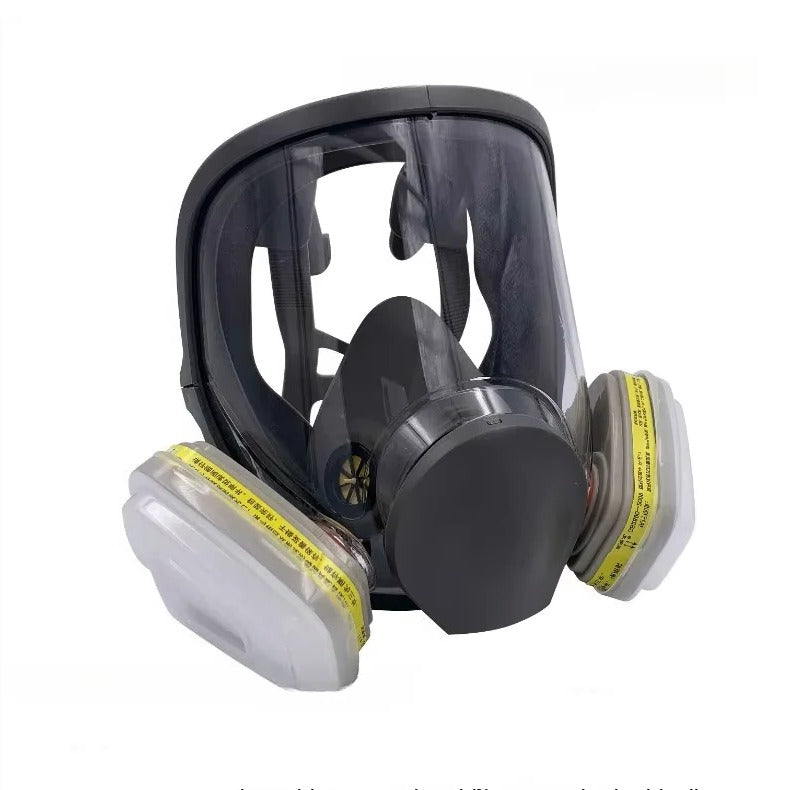 Full Face Respirator with Anti Fog Visor and Replaceable Filter Cartridge