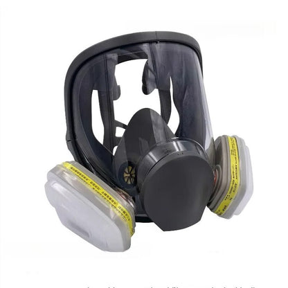 Full Face Respirator with Anti Fog Visor and Replaceable Filter Cartridge