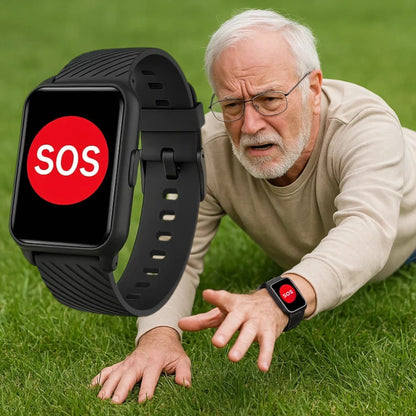 Smartwatch with Automatic Fall Detection and GPS Tracking for Seniors