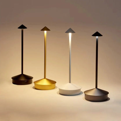 Rechargeable LED Table Lamp with Touch Control and Three Color Temperatures